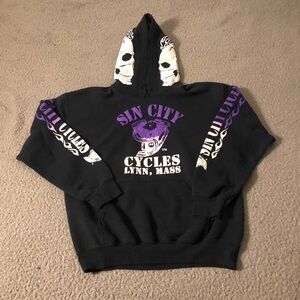 🔥🔥Sun City Y2K Hoodie Black